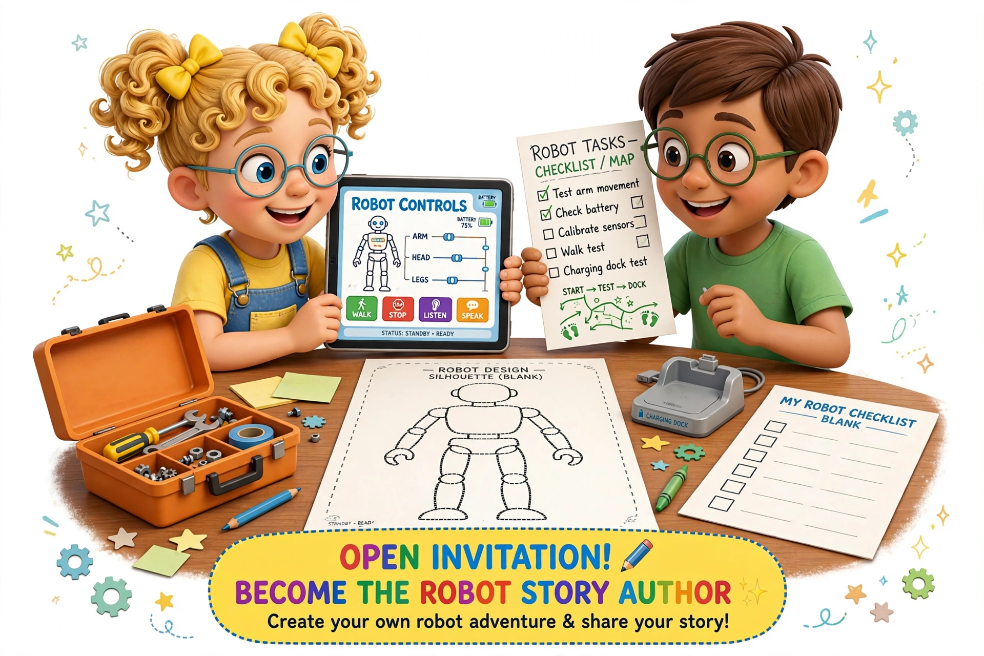 Creator Prompt Humanoid Lina 8 Umar 9 tablet paper